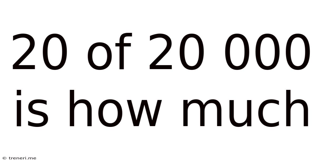 20 Of 20 000 Is How Much
