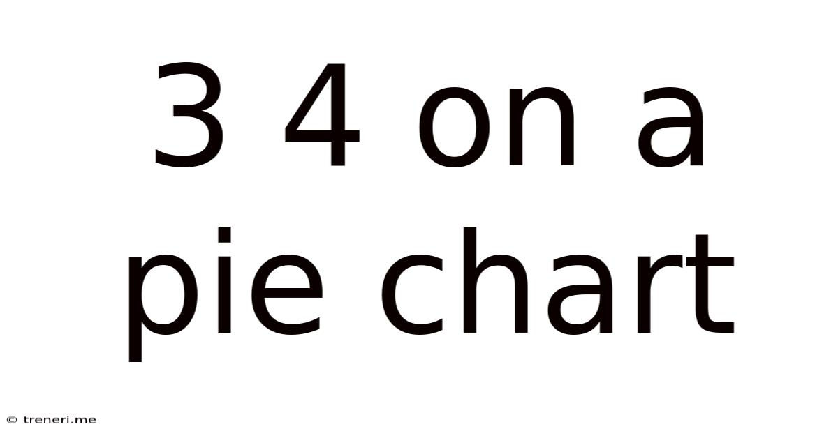 3 4 On A Pie Chart