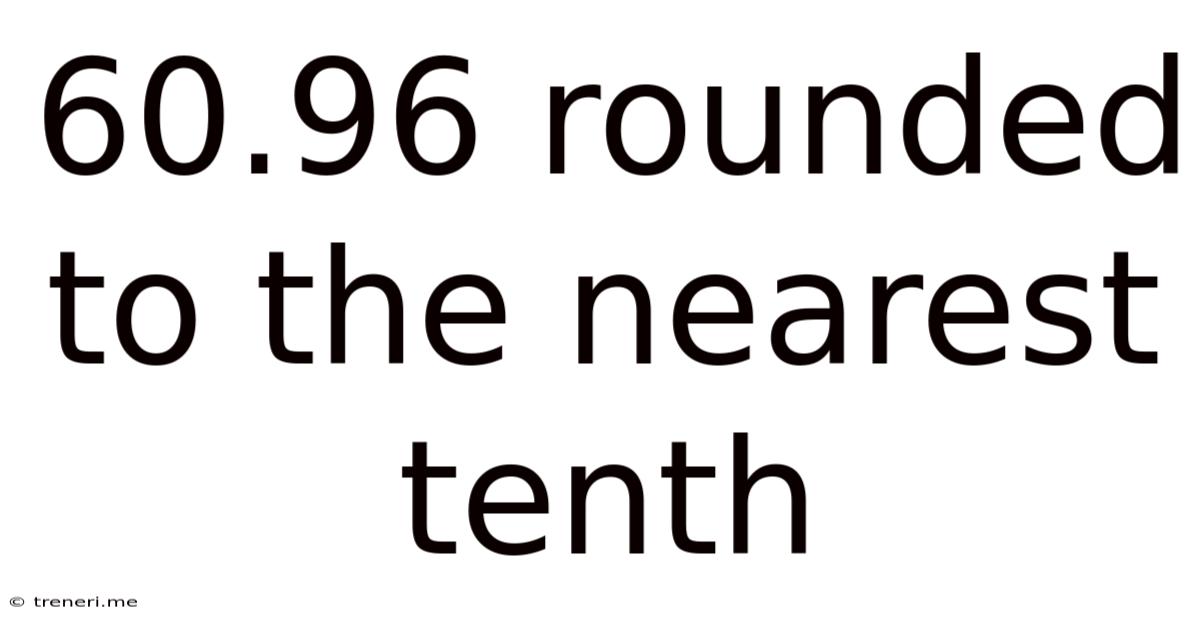 60.96 Rounded To The Nearest Tenth