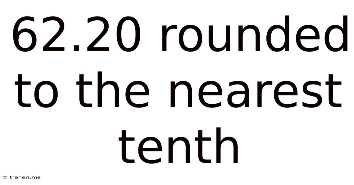 62.20 Rounded To The Nearest Tenth