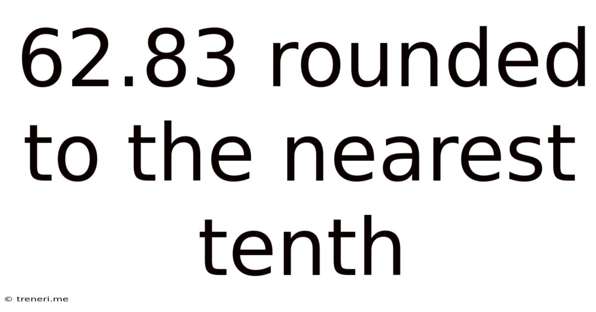 62.83 Rounded To The Nearest Tenth