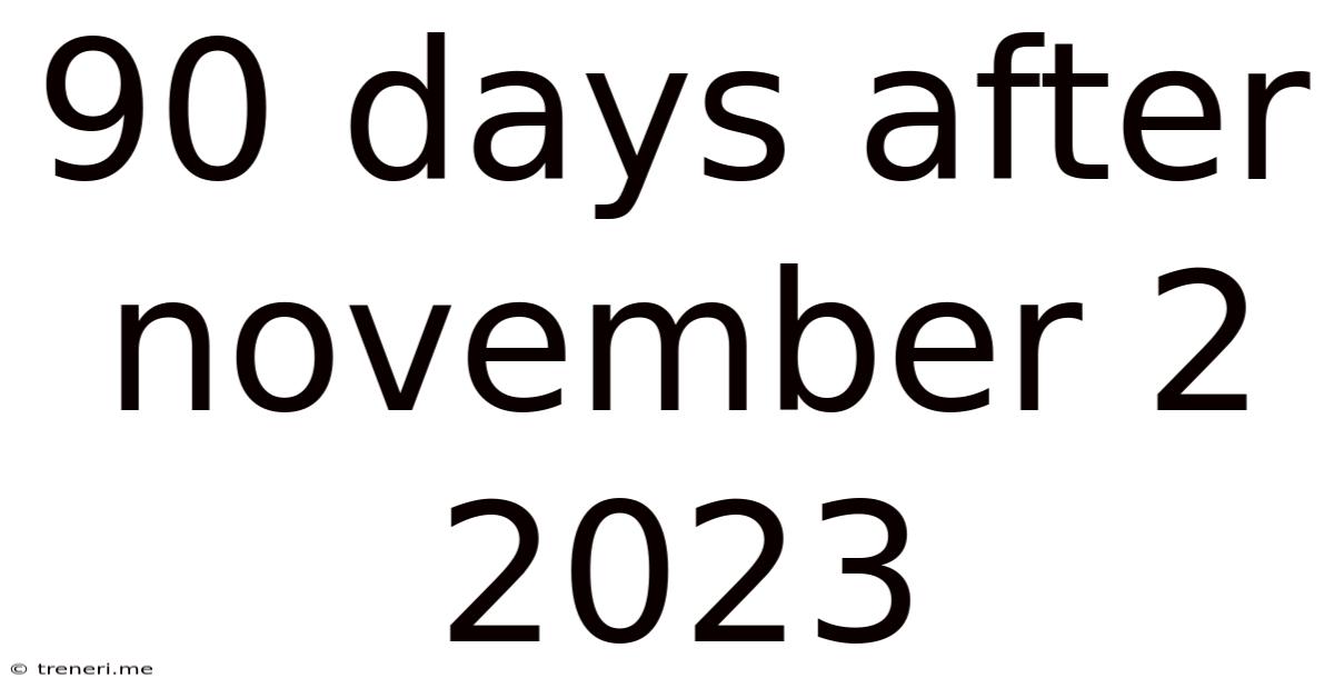 90 Days After November 2 2023