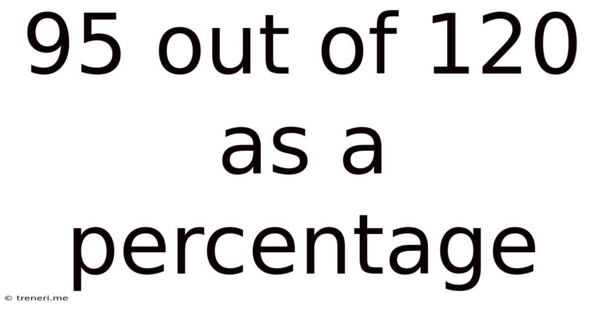 95 Out Of 120 As A Percentage