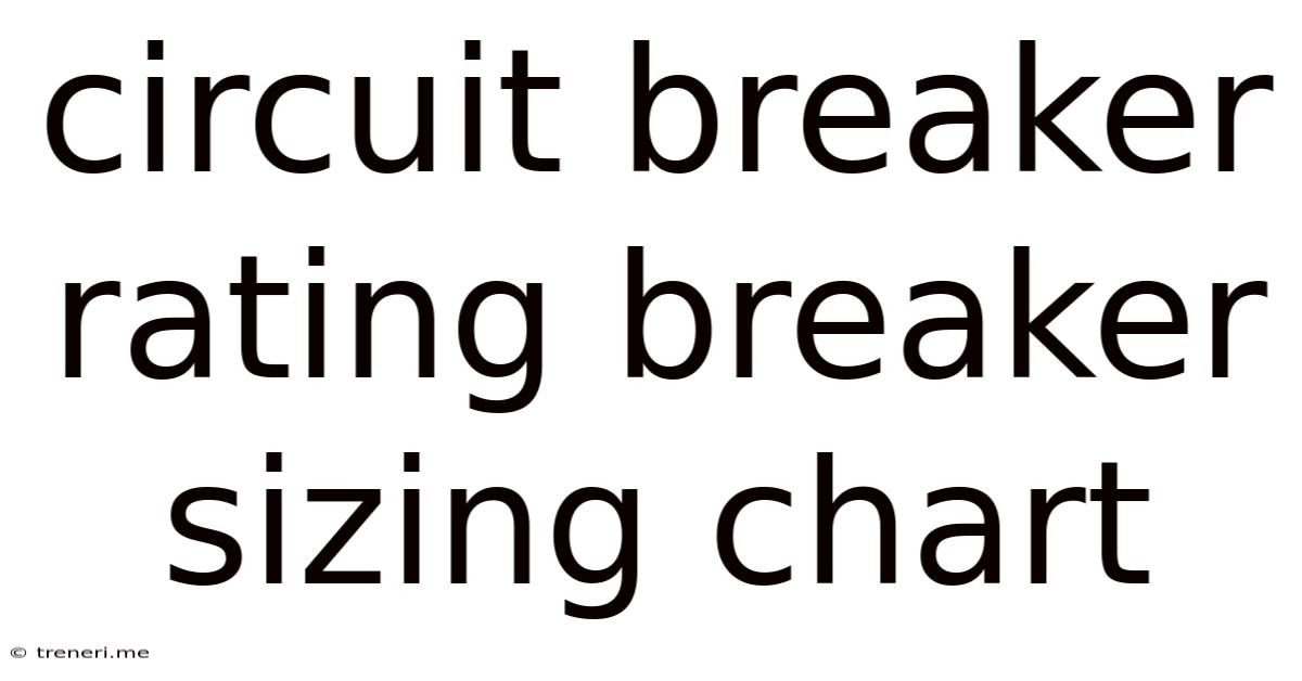 Circuit Breaker Rating Breaker Sizing Chart