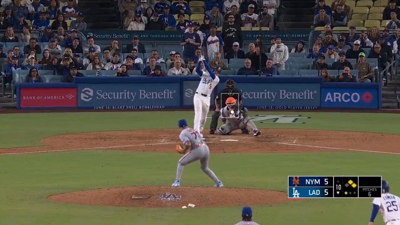 Freeman's Walk-Off Double Downs Mets