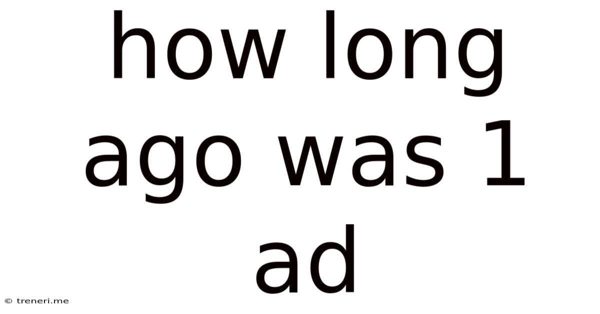 How Long Ago Was 1 Ad