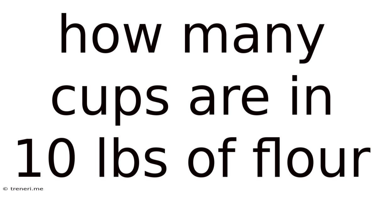 How Many Cups Are In 10 Lbs Of Flour