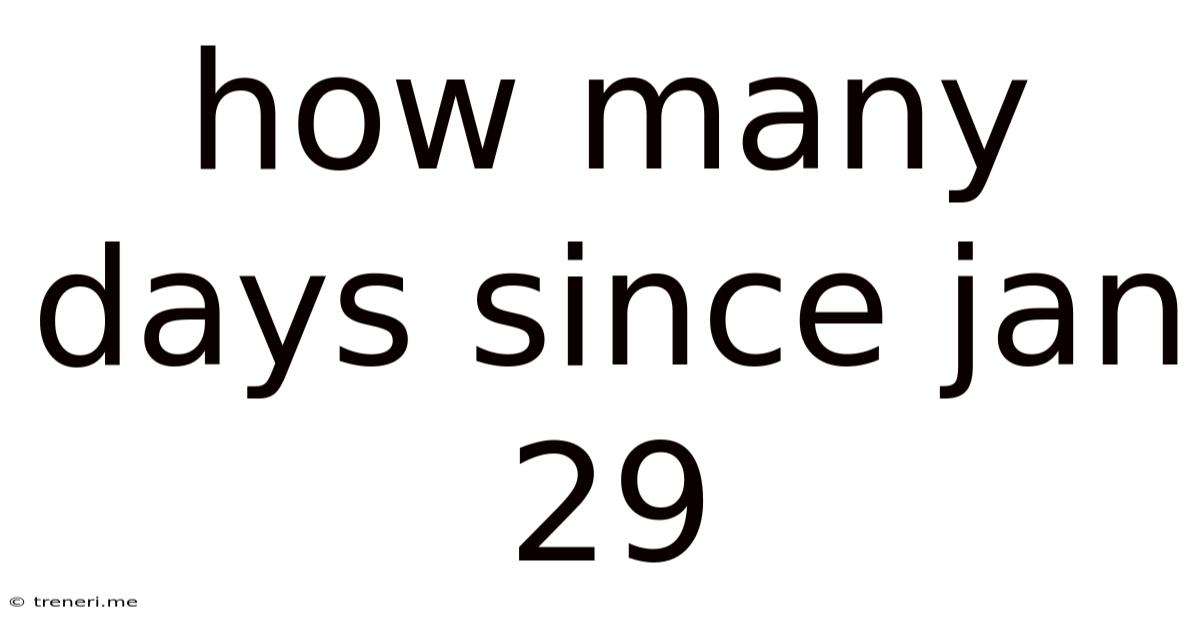 How Many Days Since Jan 29