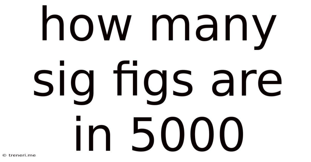 How Many Sig Figs Are In 5000