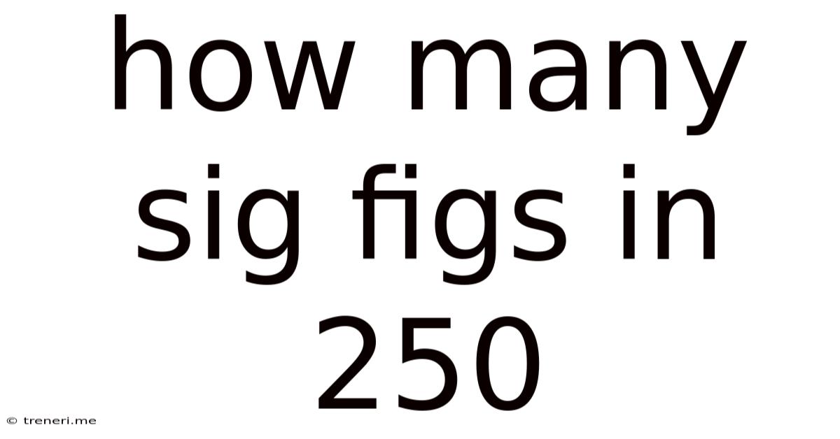 How Many Sig Figs In 250