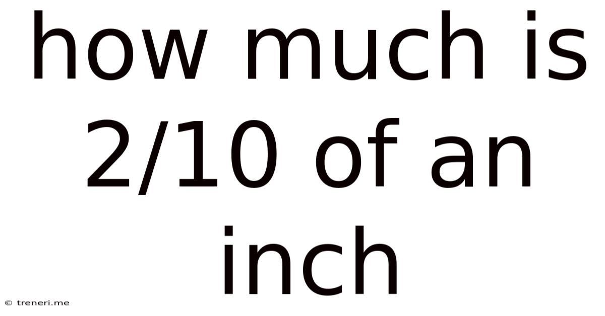 How Much Is 2/10 Of An Inch