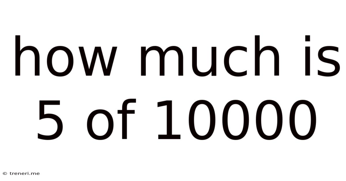 How Much Is 5 Of 10000