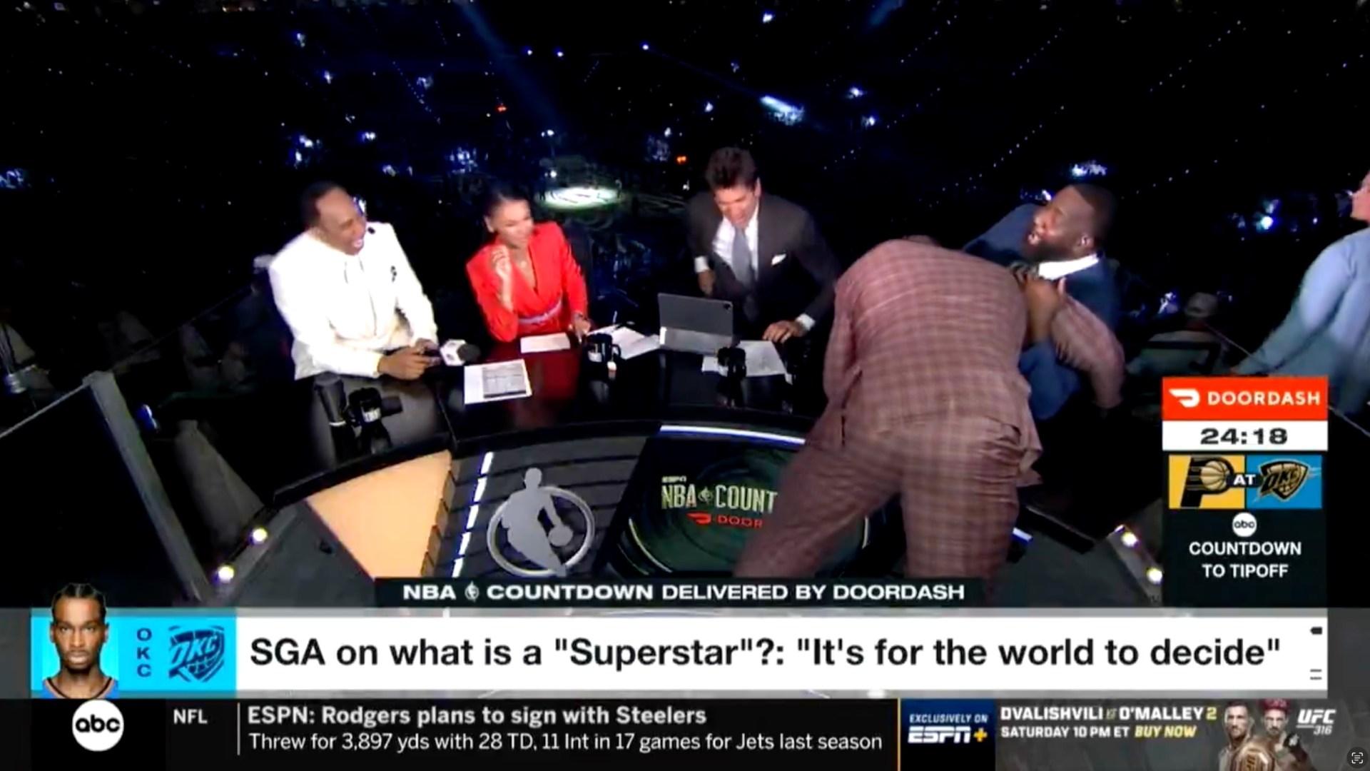 Shaq's Hilarious NBA Countdown Takeover