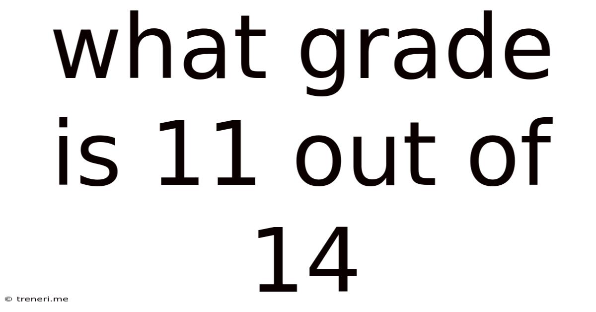 What Grade Is 11 Out Of 14