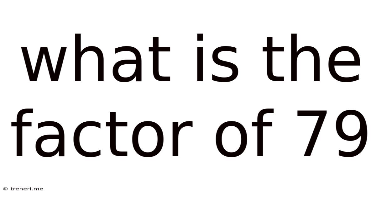 What Is The Factor Of 79