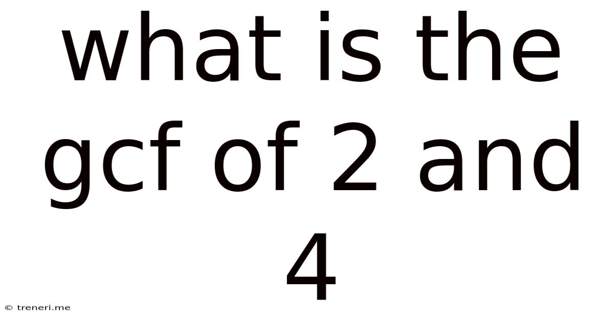 What Is The Gcf Of 2 And 4