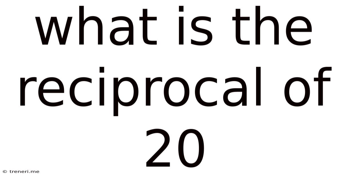 What Is The Reciprocal Of 20
